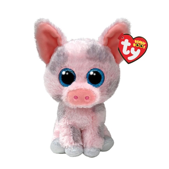 Ty Beanie Boos Hambone the Pink Pig NWT - Picture 1 of 2